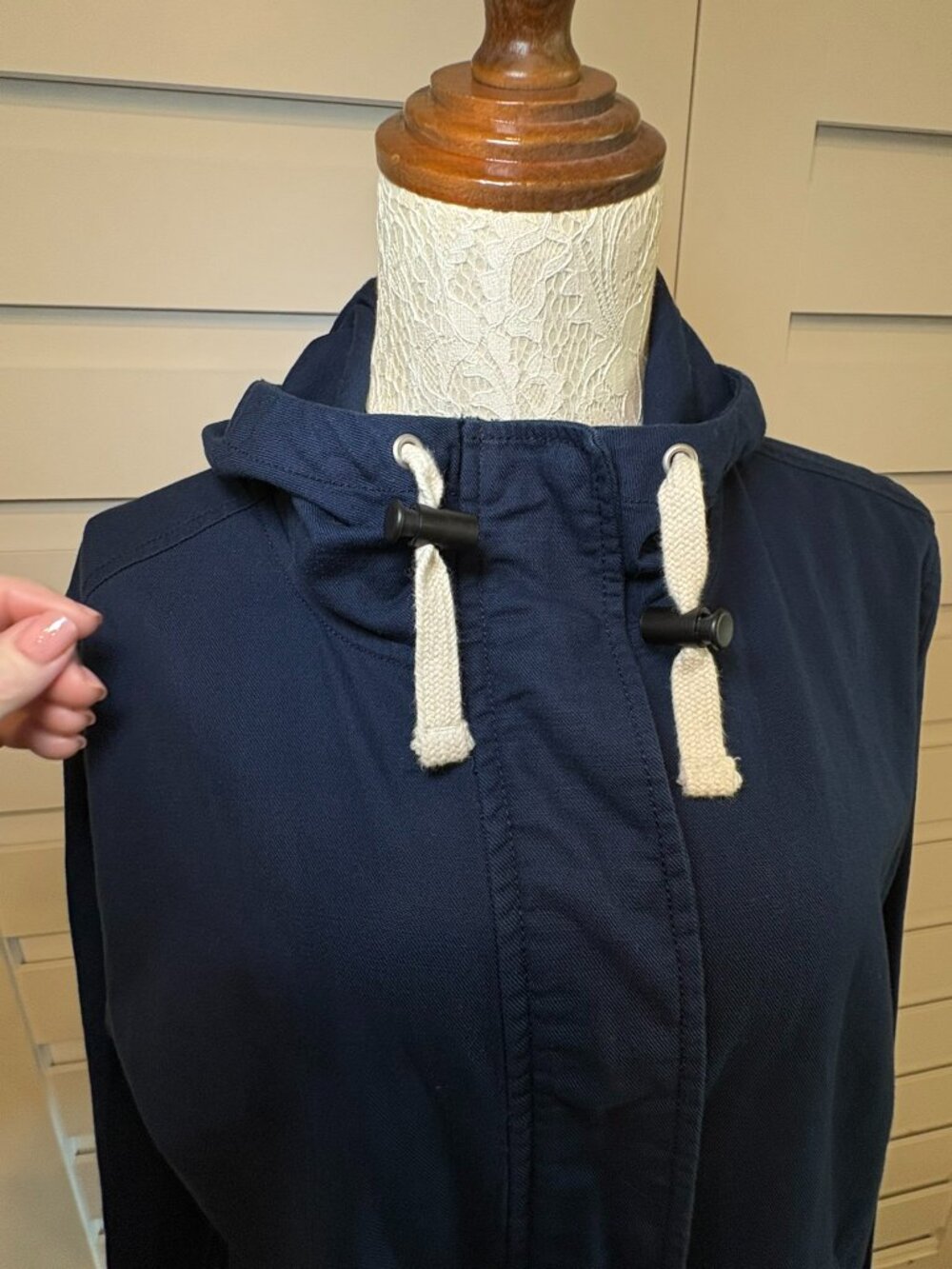 The North Face Shipler Cotton Utility Coastal New England Jacket Montague Blue L - Picture 8 of 15